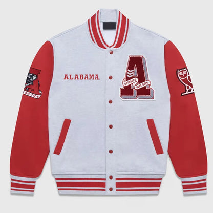 Ncaa Alabama Crimson Tide OVO Varsity Jacket