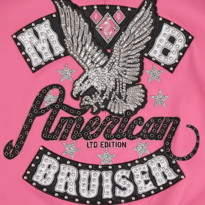 Pelle Pelle American Bruiser Plush Women's Crop Jacket - side view