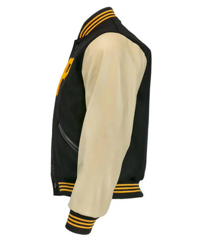Pittsburgh Pirates 1960 Letterman Black Jacket - side view