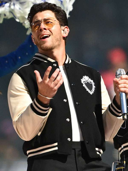 Halftime Show Jonas Brothers Varsity Jacket - side view