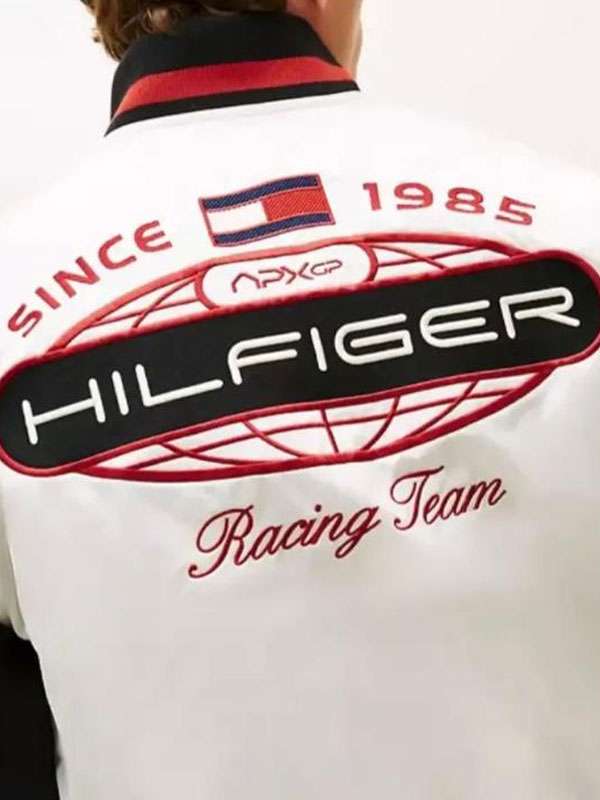 F1 Movie Damson Idris Racing Varsity Jacket - side view