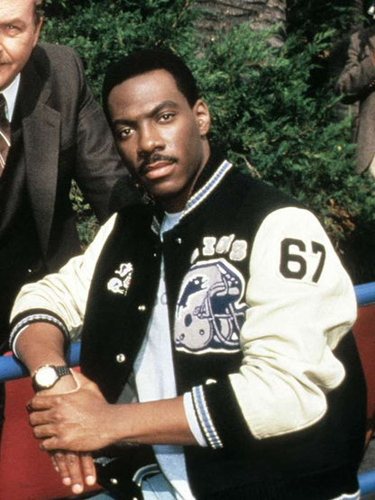 Eddie Murphy Beverly Hills Cop III Varsity Jacket - back view