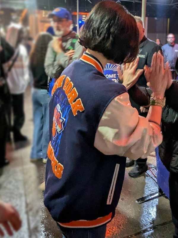 Jaimie Alexander NYC Varsity Jacket