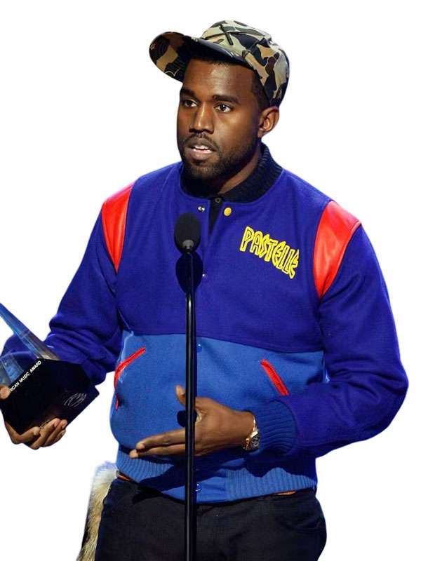 Kanye West Pastelle Varsity Jacket - side view