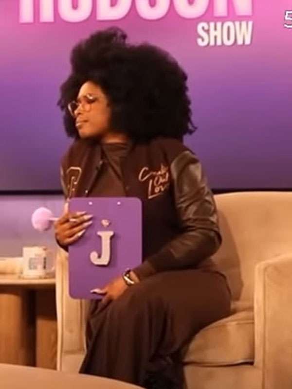 Jennifer Hudson the Jennifer Hudson Show S04 Varsity Jacket - side view