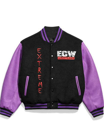ECW Wrestling Varsity Jacket - back view