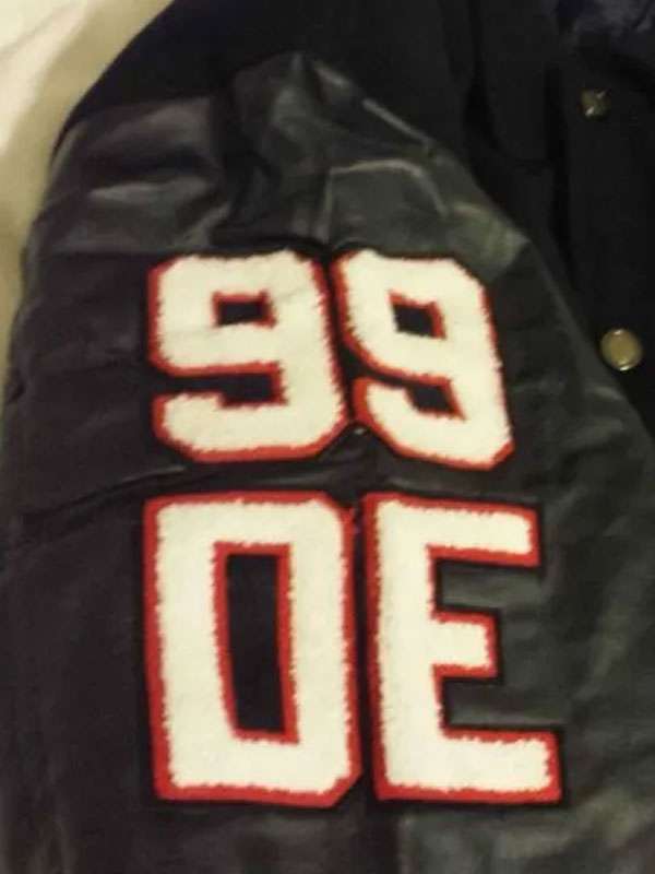 JJ Watt Houston Texans Varsity Jacket - side view