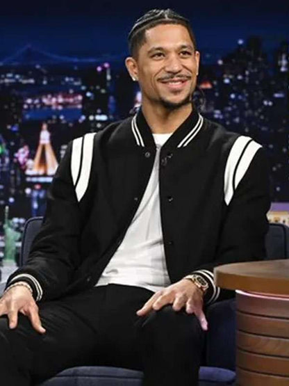 Josh Hart the Tonight Show Varsity Jacket - detail view