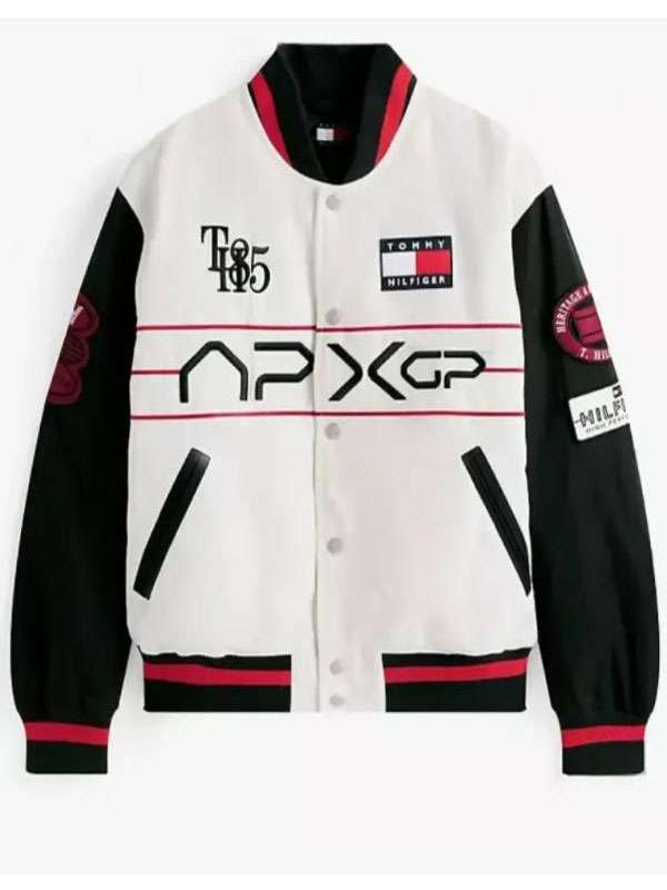 F1 Movie Damson Idris Racing Varsity Jacket