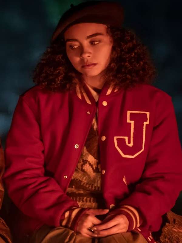 Claudia Interview with the Vampire Red Varsity Jacket - back view