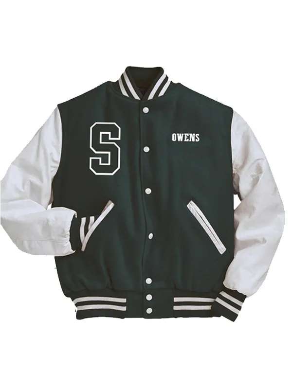 Owens Football Green Varsity Jacket