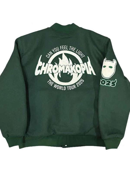 Chromakopia Tour 2025 Varsity Jacket - side view