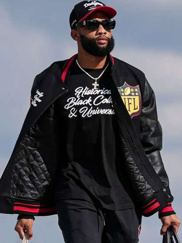 Khadarel Hodge HBCU Varsity Jacket - detail view