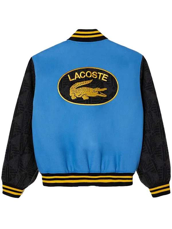 Novak Djokovic Lacoste Varsity Jacket - side view