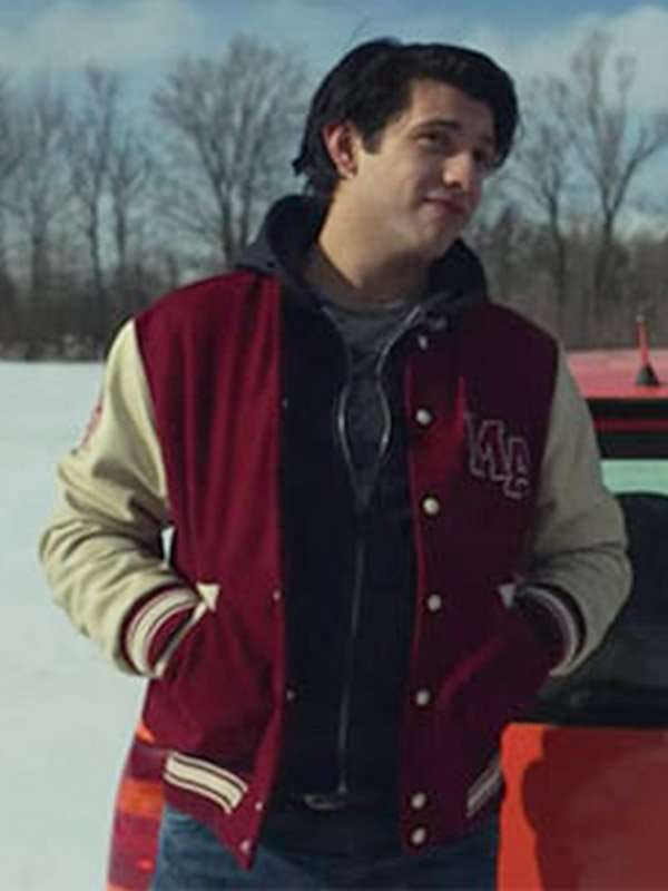 Kevin Alves Locke and Key Varsity Jacket - back view
