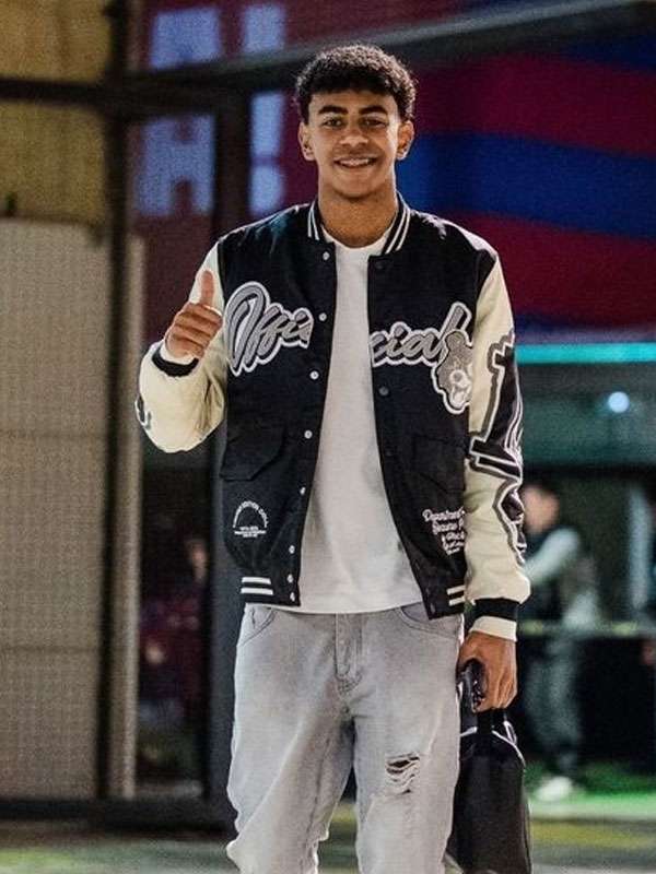 Lamine Yamal Teddy Varsity Jacket