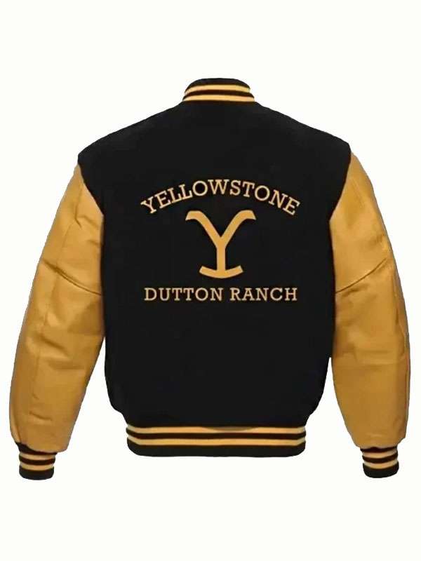 Dutton Ranch Varsity Jacket - back view