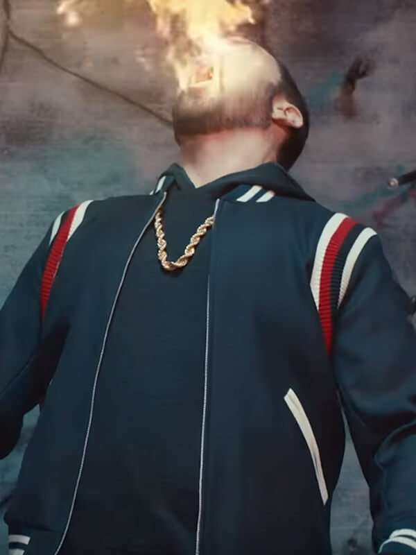 Eminem Godzilla Varsity Jacket - side view