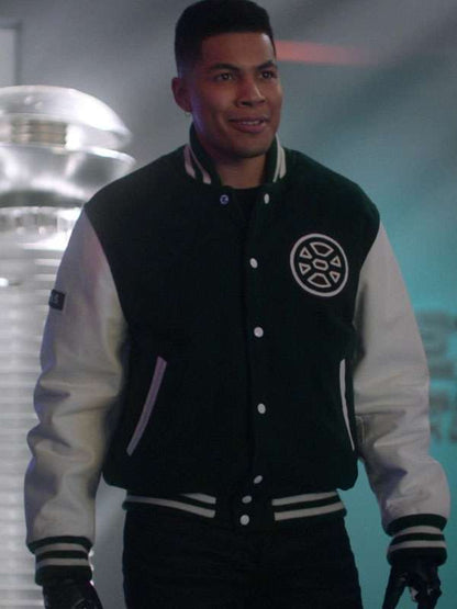 Deon Owens the Flash S08 Varsity Jacket - side view