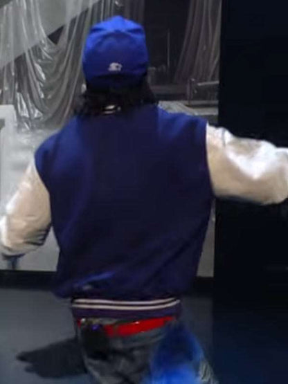 The Tonight Show Lil Uzi Vert Varsity Jacket - back view