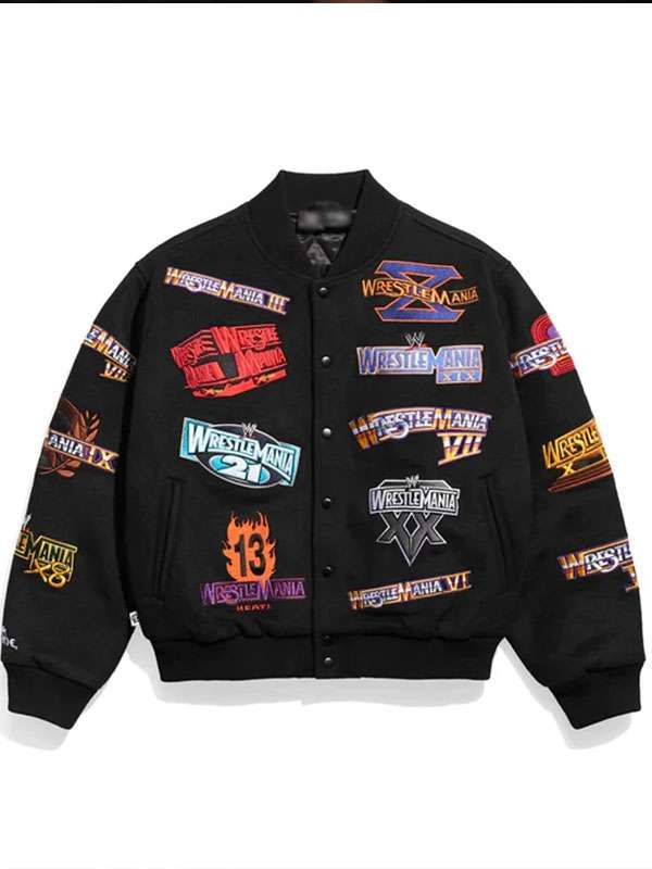 Wrestlemania 21 Black Varsity Jacket