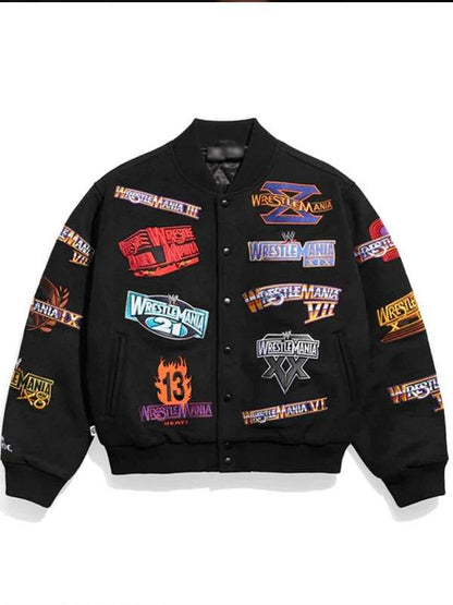 Wrestlemania 21 Black Varsity Jacket