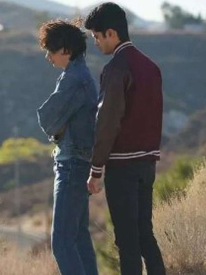 Aristotle and Dante Max Pelayo 2023 Varsity Jacket - side view
