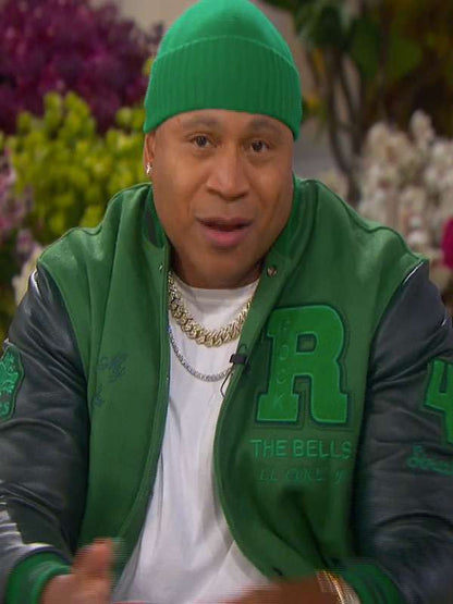 Ll Cool J the Jennifer Hudson Show Varsity Jacket - side view