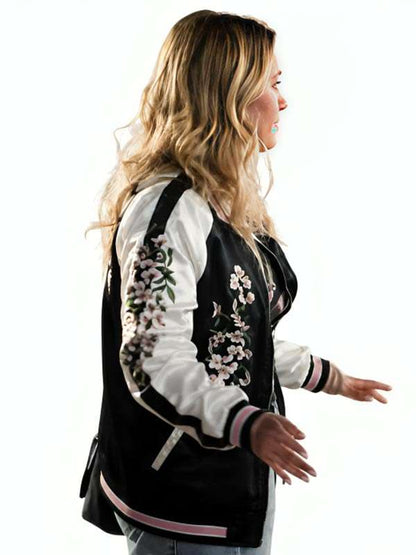 All Night Wrong Maria Bakalova Varsity Jacket - side view