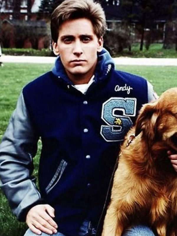 Emilio Estevez the Breakfast Club Letterman Jacket - side view