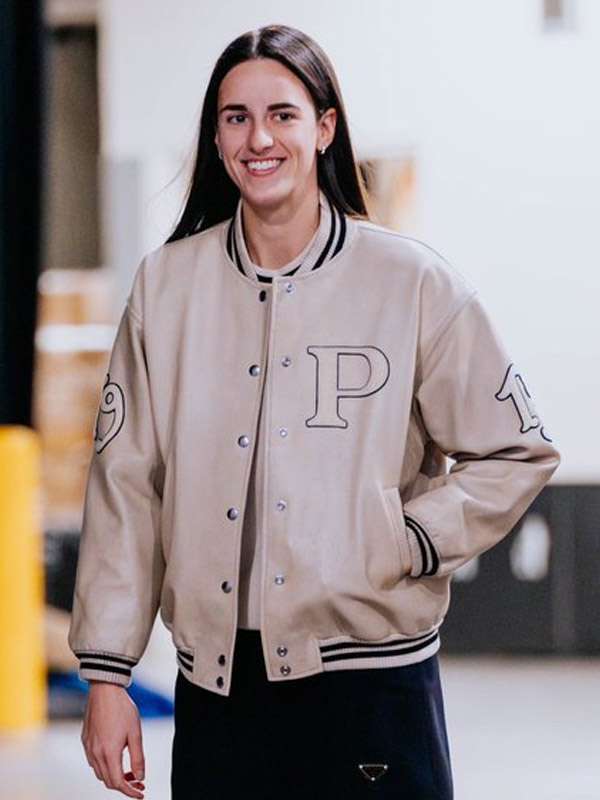 Caitlin Clark Letterman Jacket