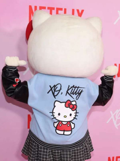 XO Kitty Series Varsity Leather Jacket