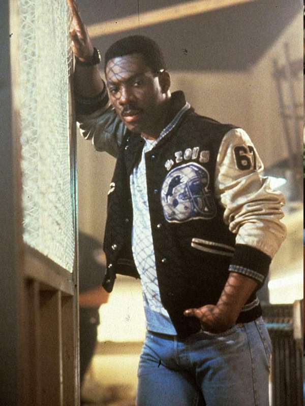 Eddie Murphy Beverly Hills Cop III Varsity Jacket - side view