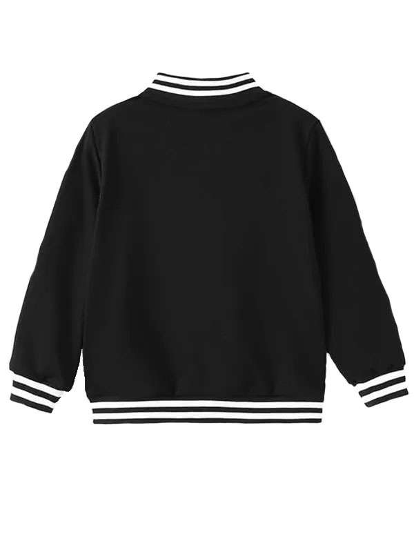 Mickey Mouse Skeleton Varsity Jacket - back view