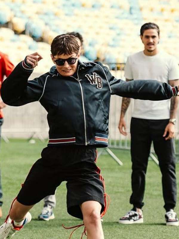 Emma Corrin Deadpool Wolverine Black Varsity Jacket