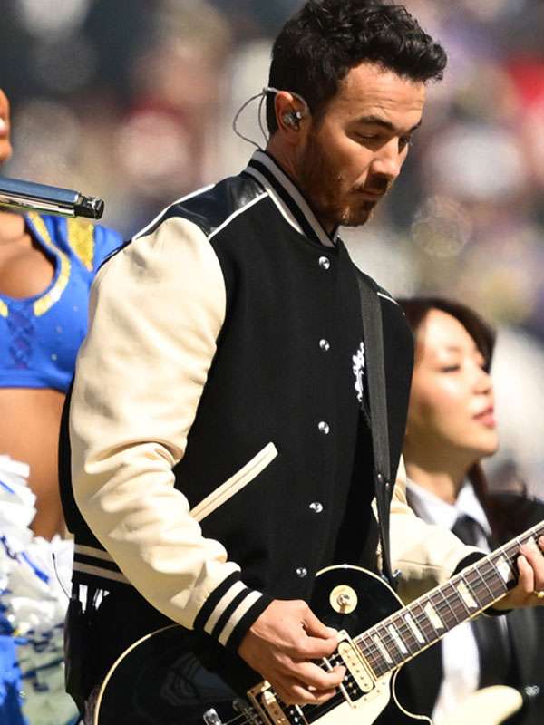 Halftime Show Jonas Brothers Varsity Jacket - back view