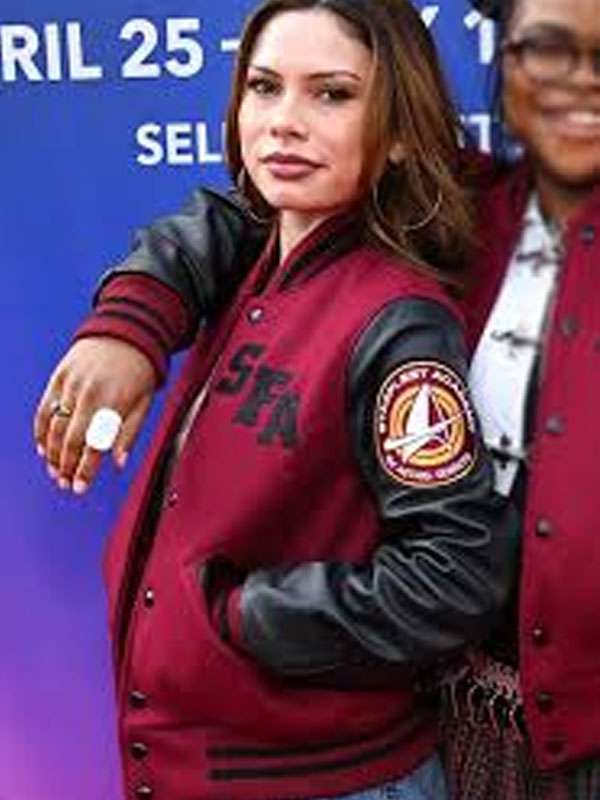 Star Trek Starfleet Academy Varsity Jacket - side view