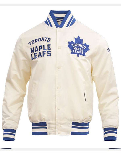Toronto Maple Leafs Varsity Jacket - side view