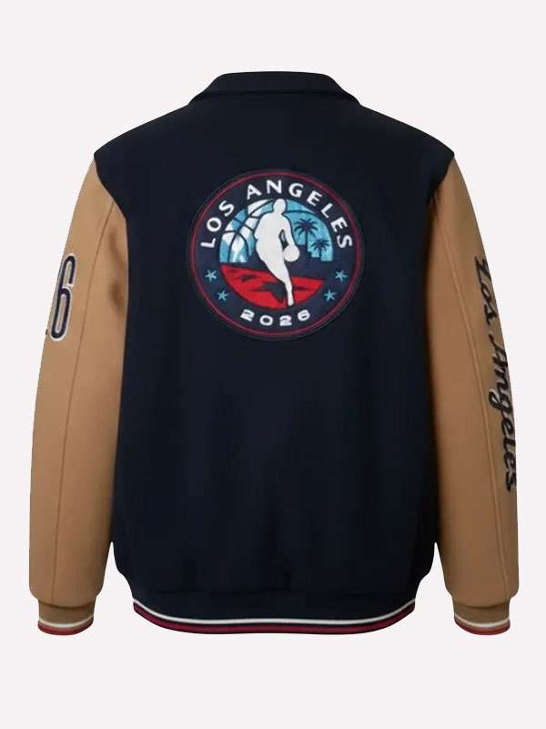 All Star Game LA 2026 Varsity Jacket - back view