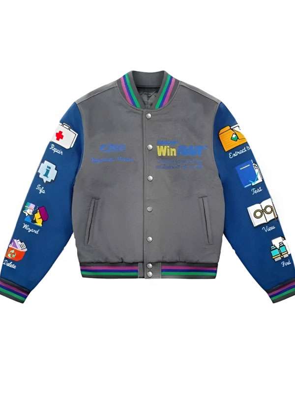 Winrar Varsity Jacket - back view