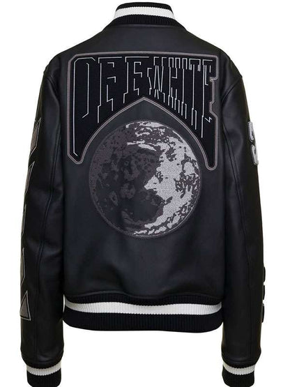 Super Bowl LX Blue Ivy Carter Black Varsity Jacket - detail view