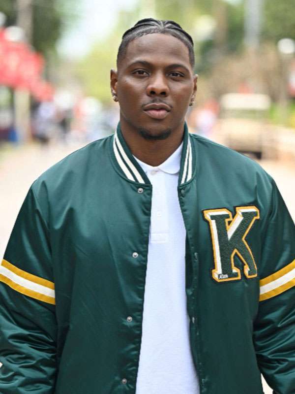 Cam Watkins All American Homecoming Green Varsity Jacket