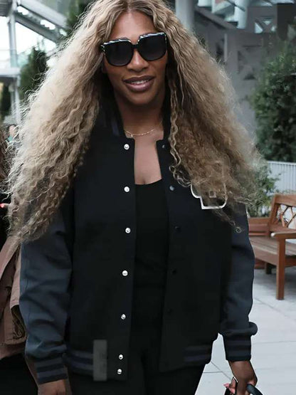 Serena Williams Paris Olympics 2024 Varsity Jacket