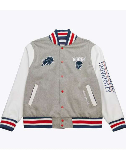Bison Howard Varsity Jacket - back view