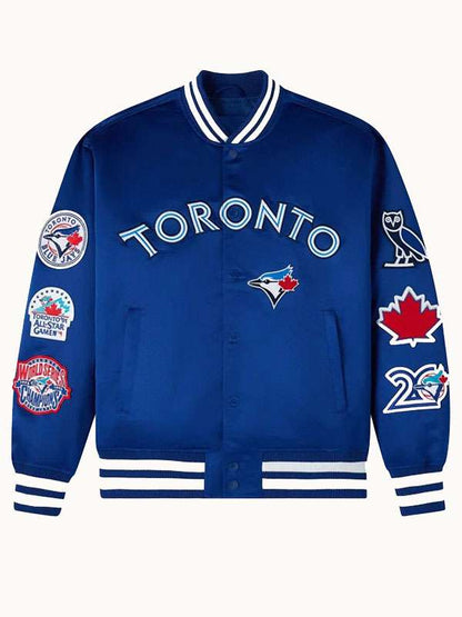 Toronto Blue Jays Varsity Jacket - back view