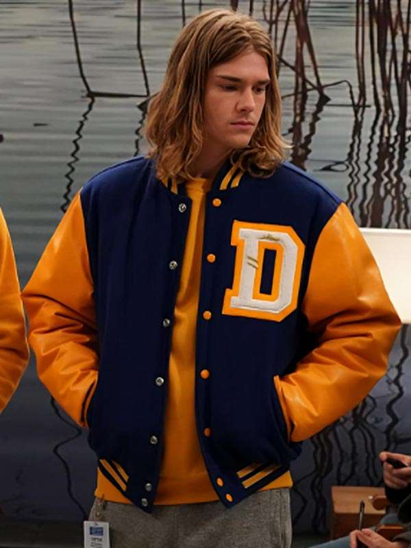 Greys Anatomy Elijah Varsity Jacket - back view