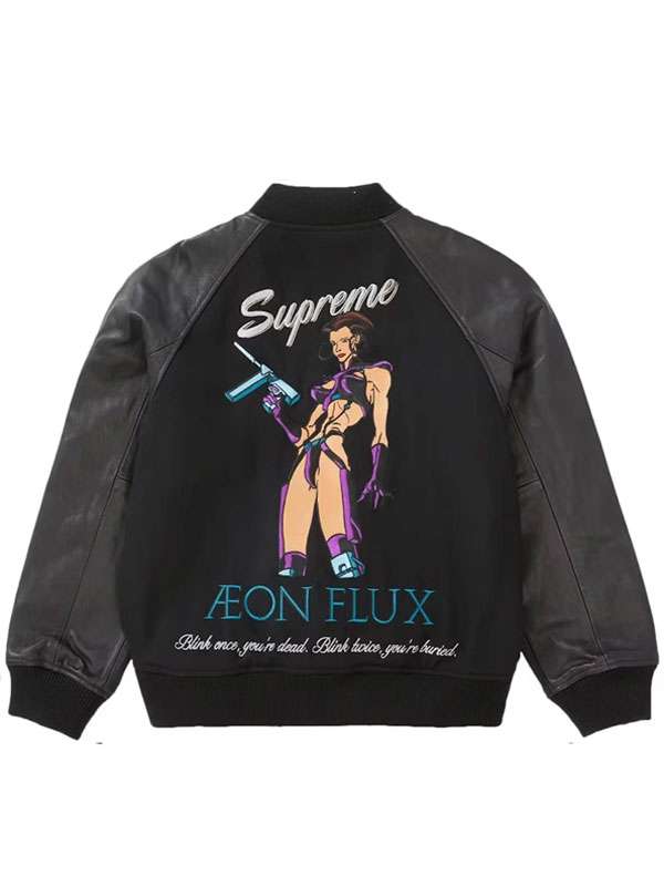 Supreme Aeon Flux Varsity Jacket