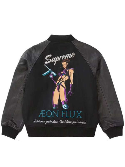 Supreme Aeon Flux Varsity Jacket