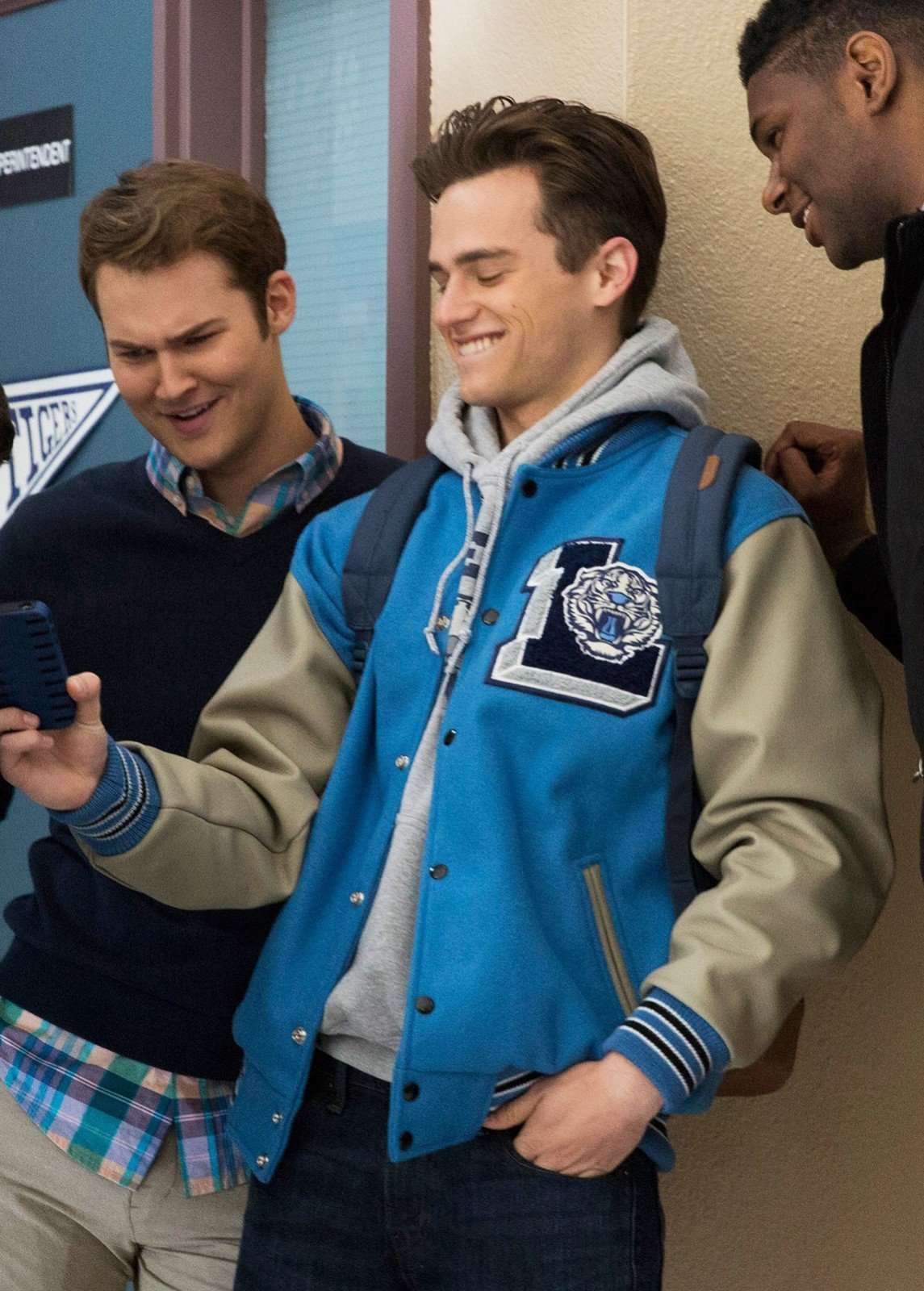 13 Reasons Why Liberty High Varsity Jacket - side view
