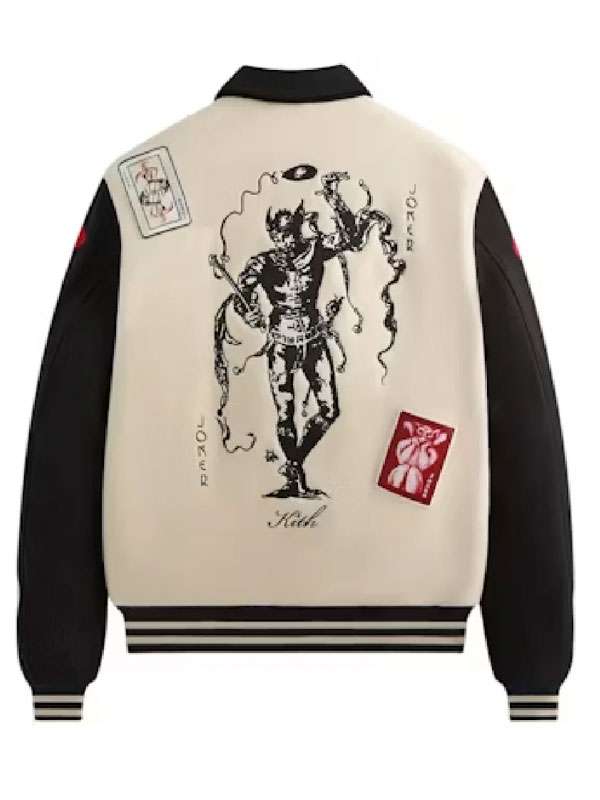 Kith X Batman Joker Varsity Jacket - back view